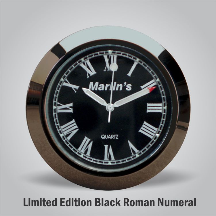 Marlin's Motorcycle Clock or Thermometer Face Only