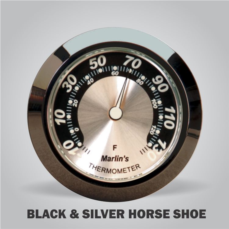 Marlin's Motorcycle Clock or Thermometer Face Only