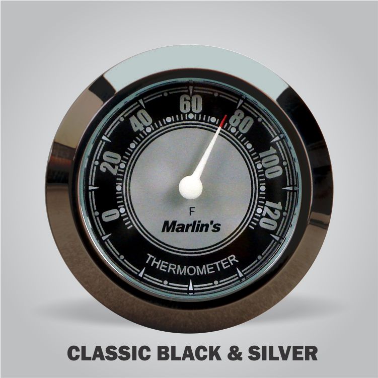 Marlin's Motorcycle Clock or Thermometer Face Only