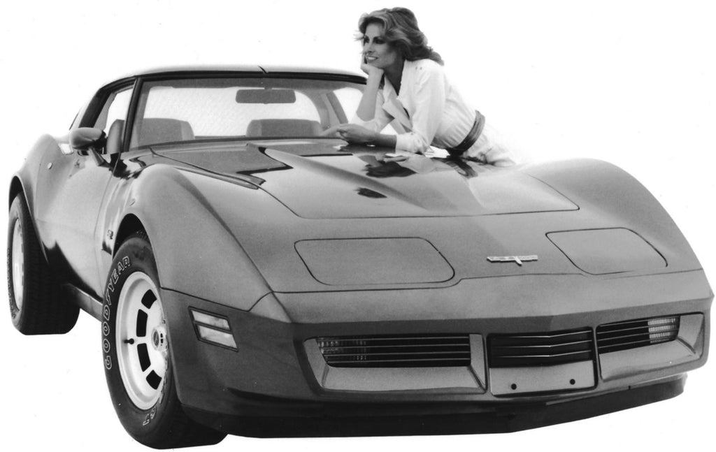 Corvette front grill license plate filler fits C3 Vette 1980 to 1982 All Models Grillmate