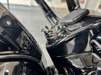 Marlin's Chrome or Black 3D Crown Swivel Fork Lock Key Cover for Harley Davidson Road King FLHR Motorcycle