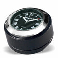 Marlin's Gloss Black Motorcycle Clock for Harley Davidson Road King Swivel Fork Lock Key Cover with Limited Edition Black Roman Numeral Face