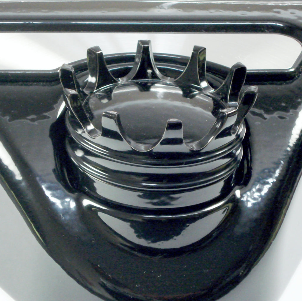 Marlin's Chrome or Black 3D Crown Swivel Fork Lock Key Cover for Harley Davidson Road King FLHR Motorcycle