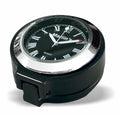 Marlin's Gloss Black Motorcycle Clock for Harley Davidson Road King Flip Fork Lock Key Cover with Limited Edition Black Roman Numeral Face