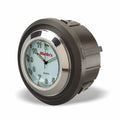 Marlin's Motorcycle Clock FLH Glide Bike Fairing Insert with Radiant White Clock