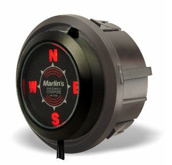 Marlin's Quest Compass in FLH Glide Bike Fairing Insert - Satellite Driven