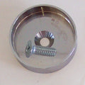 Marlin's Chrome Motorcycle TOCS Multi-Purpose Tape / Screw On WITHOUT Clock or Thermometer Face (DELETE FACE OPTION) - Fits Road King Tank or Flat Panel & More