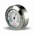 Marlin's Chrome Motorcycle Thermometer TOCS Multi-Purpose Tape / Screw On with Radiant White Thermometer (Fahrenheit /Small Celsius Scale) - Fits Road King Tank and Flat Panel & More