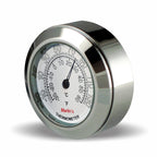Marlin's Chrome Motorcycle Thermometer TOCS Multi-Purpose Tape / Screw On with Radiant White Thermometer (Fahrenheit /Small Celsius Scale) - Fits Road King Tank and Flat Panel & More