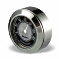 Marlin's Chrome Motorcycle Thermometer TOCS Multi-Purpose Tape / Screw On with CLASSIC Black and Silver Thermometer (Fahrenheit Scale) - Fits Road King Tank and Flat Panel & More
