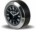 Marlin's Black Motorcycle Clock CHAMP Mount (Control Housing with Adjustable Mounting Position) with Limited Edition Black Roman Numeral Face