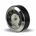 Marlin's Black Motorcycle Thermometer TOCS Multi-Purpose Tape / Screw On with Black and Silver Horseshoe Thermometer (Fahrenheit Scale) - Fits Road King Tank and Flat Panel & More