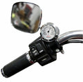 Marlin's Motorcycle Thermometer CHAMP Mount (Control Housing with Adjustable Mounting Position) with Radiant White Thermometer (Fahrenheit /Small Celsius Scale) Face