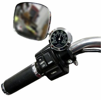Marlin's CHAMP Mount (Control Housing with Adjustable Mounting Position) with Traditional Black Thermometer  (Fahrenheit /Small Celsius Scale) Face