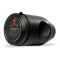 Marlin's Quest Compass in BLACK Bullet Billet Style Handlebar Mount - Satellite Driven