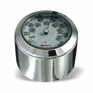 Marlin's Motorcycle Thermometer FSBC1 Billet Fork Stem Mount Fits Harley Davidson Softail Springers