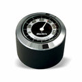 Marlin's Black FSBC1 Billet Fork Stem Mount Fits Pre 2010 Sportsters® - Pre ‘06 Dynas® - Fits Metric & Customs with Added Adapter with RETRO Black and White Thermometer (Fahrenheit Scale) Face
