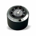 Marlin's Black FSBC1 Billet Fork Stem Mount Fits Pre 2010 Sportsters® - Pre ‘06 Dynas® - Fits Metric & Customs with Added Adapter with CLASSIC Black and Silver Thermometer (Fahrenheit Scale) Face