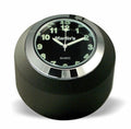 Marlin's Black Motorcycle Clock FSBC2 Large Billet Fork Stem Mount Fits Softails® (Does Not Fit Springers®),  ‘06 - Current and Dynas®,  Wide Glides®, FXDWG® most VRSC™ with Traditional Black Clock Face