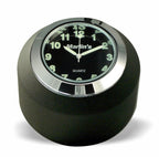 Marlin's Black Motorcycle Clock FSBC2 Large Billet Fork Stem Mount Fits Softails® (Does Not Fit Springers®),  ‘06 - Current and Dynas®,  Wide Glides®, FXDWG® most VRSC™ with Traditional Black Clock Face
