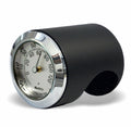 Marlin's Black Motorcycle Thermometer Talon Motorcycle Handlebar Mount with Brushed Aluminum (Fahrenheit Scale) Face
