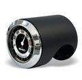 Marlin's Black Motorcycle Thermometer Talon Motorcycle Handlebar Mount with RETRO Black and White (Fahrenheit Scale) Face