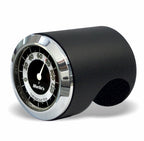Marlin's Black Motorcycle Thermometer Talon Motorcycle Handlebar Mount with RETRO Black and White (Fahrenheit Scale) Face