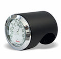 Marlin's Black Motorcycle Thermometer Talon Motorcycle Handlebar Mount with Radiant White (Celsius Scale) Face