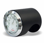 Marlin's Black Motorcycle Thermometer Talon Motorcycle Handlebar Mount with Radiant White (Celsius Scale) Face