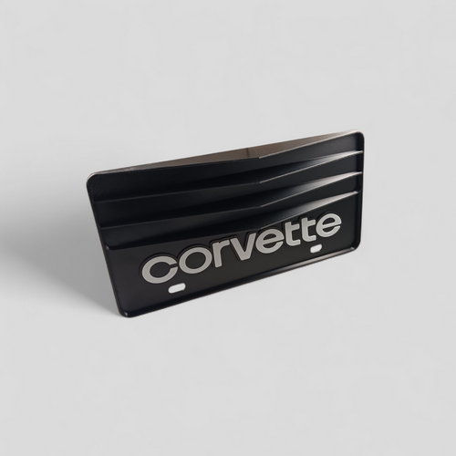 Corvette Grillmate license plate filler fits '80-'82 C3 Vette with Corvette Inlay