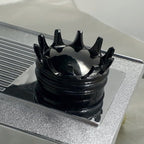 Marlin's Chrome or Black Multi-Purpose Screw On 3D Crown For Road King FLHR Tank Panel, Flat Surface Mount, Snowmobile, Jetski, Car Dash, RV and More