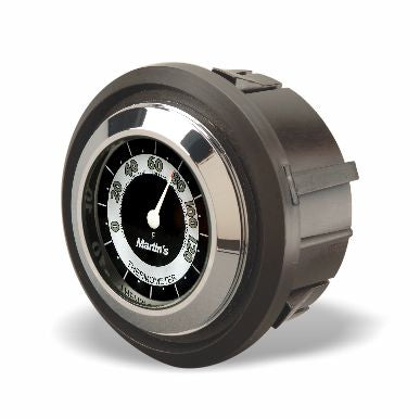 Marlin's FLH Glide Bike Fairing Insert with Clock or Thermometer For Harley Davidson Electra Glide, Road Glide and Tri Glide