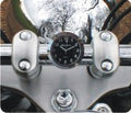 Marlin's Black Talon Motorcycle Handlebar Mount WITHOUT Clock or Thermometer Face (DELETE FACE OPTION)