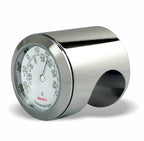 Marlin's Chrome or Black Talon Motorcycle Handlebar Mount  with Clock or Thermometer