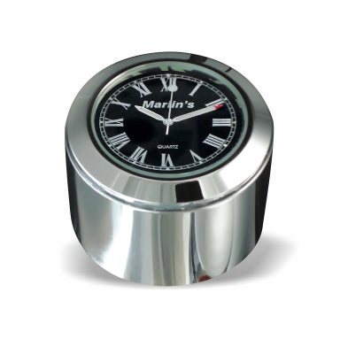 Marlin's FSBC1 Billet Fork Stem Nut Cover Mount For Pre 2010 Sportsters® - Pre ‘06 Dynas®  - Metrics and Springers Motorcycle Clock or Thermometer