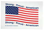 United States Flag Sticker Waterproof Vinyl USA Flag Decal