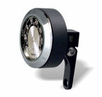 Marlin's Chrome or Black Motorcycle Perch Clamp - Brake/Clutch - Windshield Mount with Clock or Thermometer
