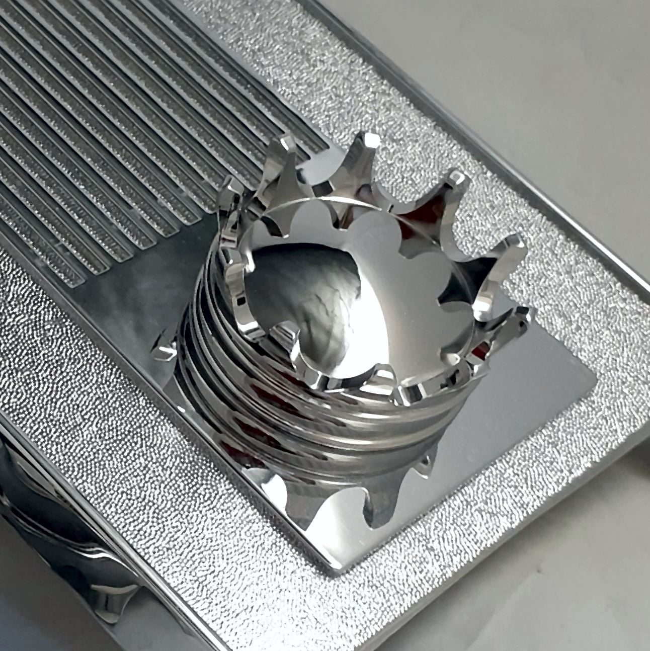 Marlin's Chrome or Black Multi-Purpose Screw On 3D Crown For Road