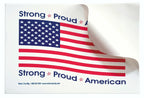 United States Flag Sticker Waterproof Vinyl USA Flag Decal