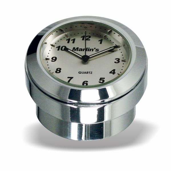Marlin's FSBC3 Billet Steering Stem Top Washer Cover Mount for 2014 to current Dynas®  and Softails® Motorcycle Clock or Thermometer