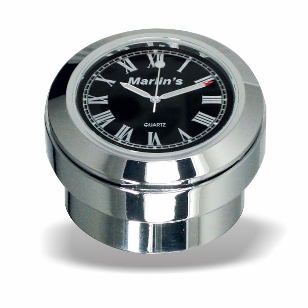 Marlin's FSBC3 Billet Steering Stem Top Washer Cover Mount for 2014 to current Dynas®  and Softails® Motorcycle Clock or Thermometer
