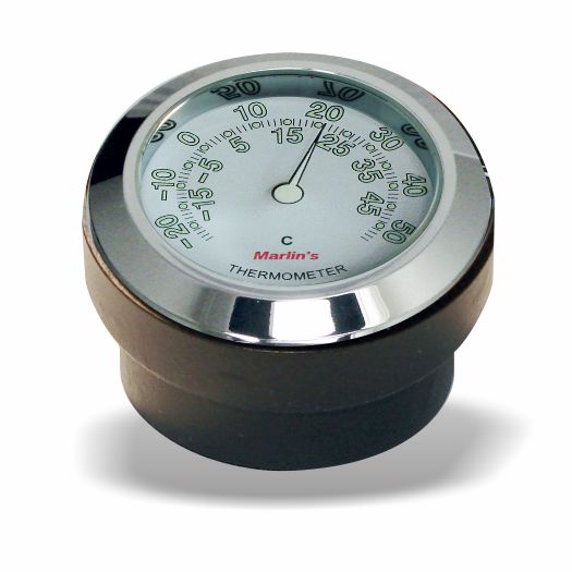 Marlin's FSBC3 Billet Steering Stem Top Washer Cover Mount for 2014 to current Dynas®  and Softails® Motorcycle Clock or Thermometer