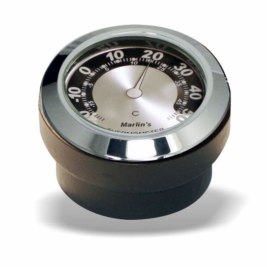 Marlin's FSBC3 Billet Steering Stem Top Washer Cover Mount for 2014 to current Dynas®  and Softails® Motorcycle Clock or Thermometer