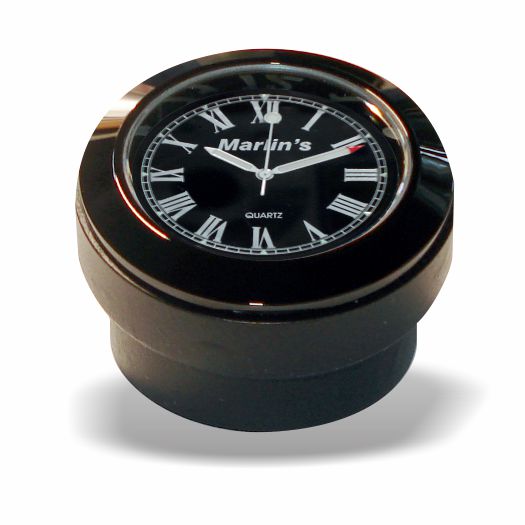 Marlin's FSBC3 Billet Steering Stem Top Washer Cover Mount for 2014 to current Dynas®  and Softails® Motorcycle Clock or Thermometer