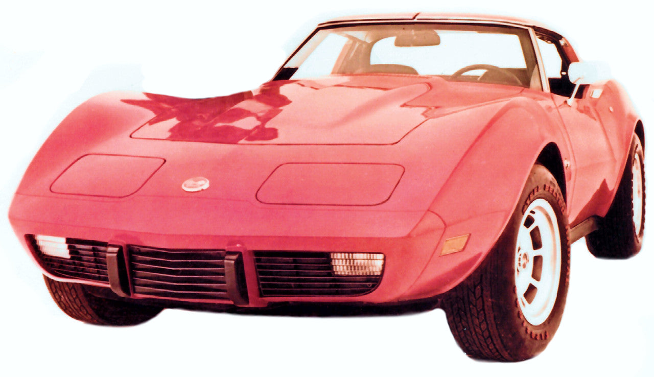 Corvette front grill license plate filler fits C3 Vette 1975 to 1979 All Models Grillmate