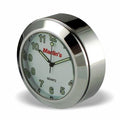 Marlin's Chrome or Black TOCS Multi-Purpose Tape / Screw On Motorcycle Clock or Thermometer For Road King FLHR Tank Panel, Flat Surface Mount, Snowmobile, Jetski, Car Dash, RV and More