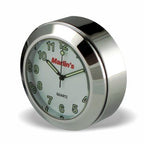 Marlin's Chrome or Black TOCS Multi-Purpose Tape / Screw On Motorcycle Clock or Thermometer For Road King FLHR Tank Panel, Flat Surface Mount, Snowmobile, Jetski, Car Dash, RV and More