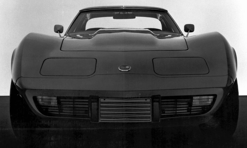 Corvette front grill license plate filler fits C3 Vette 1975 to 1979 All Models Grillmate