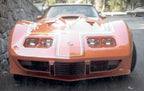 Corvette front grill license plate filler fits C3 Vette 1975 to 1979 All Models Grillmate