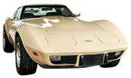 Corvette front grill license plate filler fits C3 Vette 1975 to 1979 All Models Grillmate